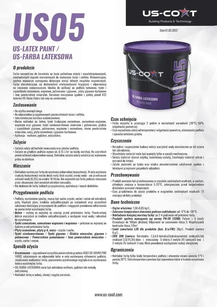 US-FARBA LATEKSOWA US05