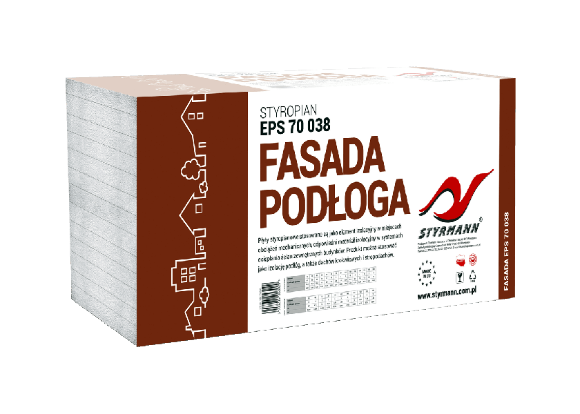 Styropian fasadowy i podłogowy - EPS 70 038