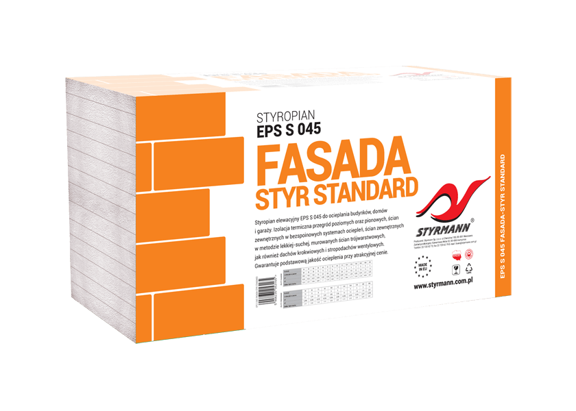 Styropian Fasadowy EPS S 045 FASADA-STYR Standard